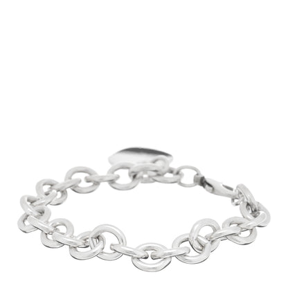 Tiffany Sterling Silver Heart Tag Charm Bracelet 2 of 3