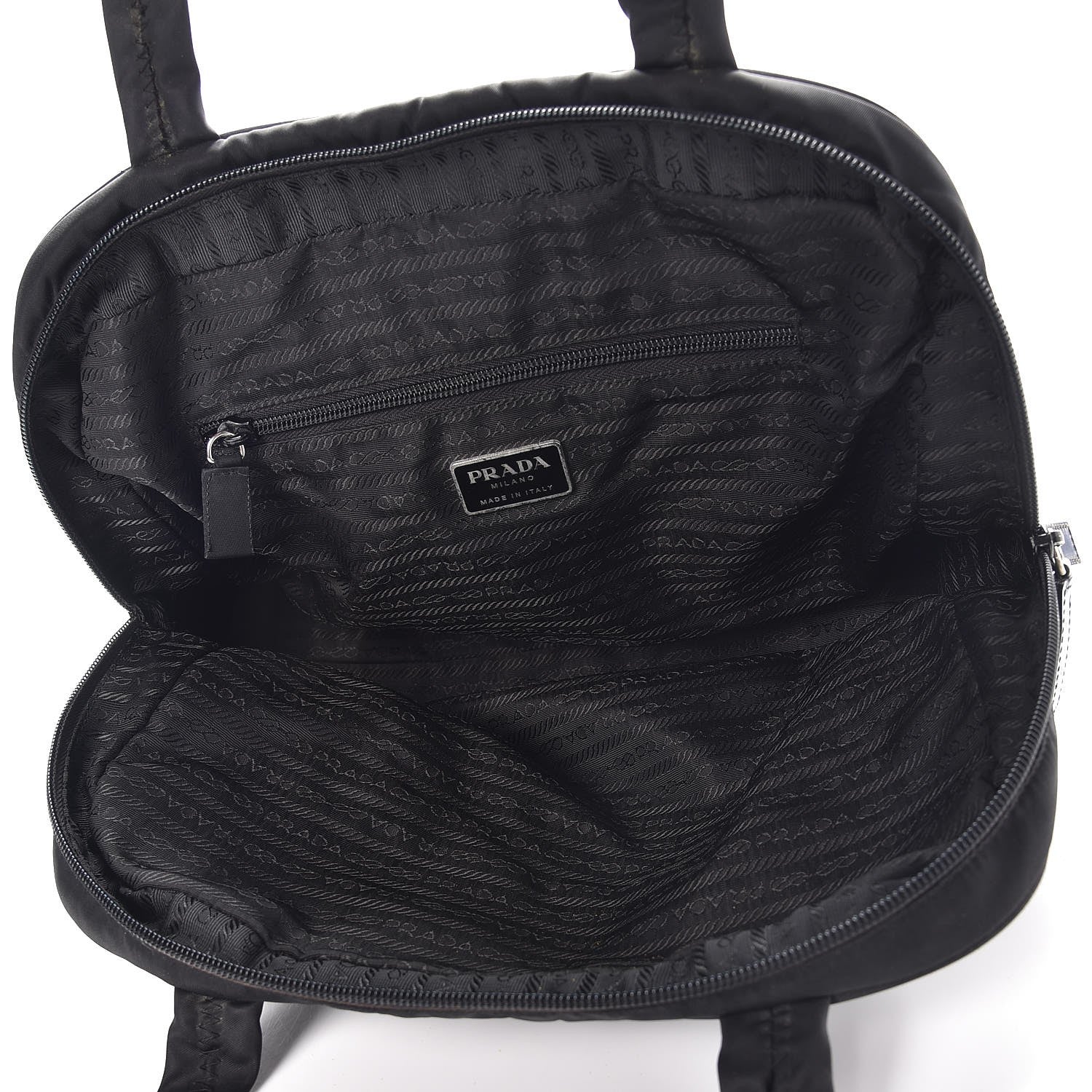 Prada Tessuto Nylon Shoulder Bag Nero Black 5 of 14