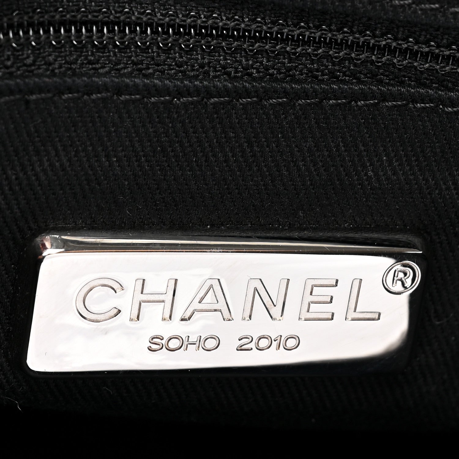 Chanel Glazed Calfskin Quilted Tweed Portobello Tote Black Multicolor 6 of 14