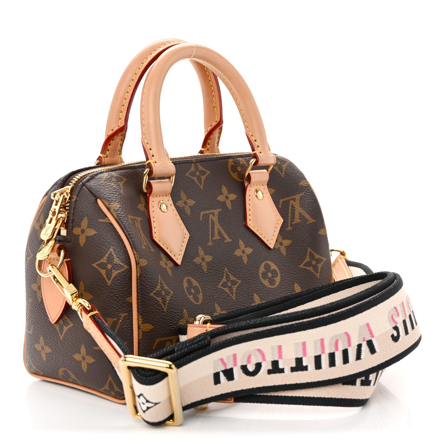 Monogram Speedy Bandouliere 20 Black