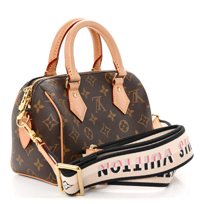 Louis Vuitton Monogram Speedy Bandouliere 20 Black 3 of 9