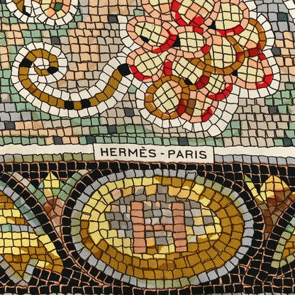 Hermes Silk Pavement Scarf 90 Black 2 of 3