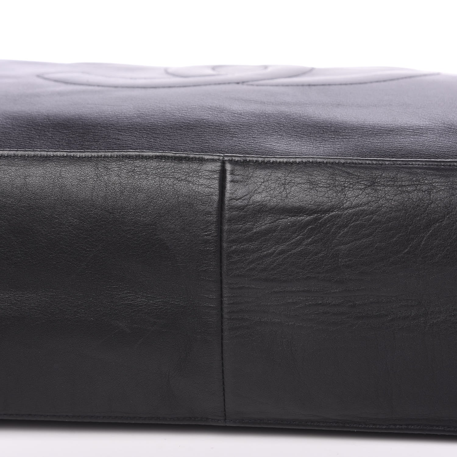 Chanel Lambskin CC Shoulder Bag Black 10 of 13