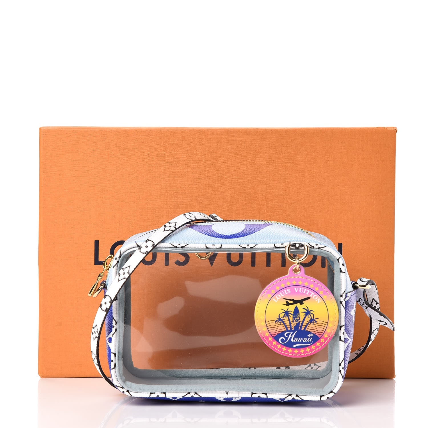 Louis Vuitton Monogram Giant Hawaii Beach Pouch Blue 9 of 9