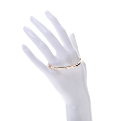 Cartier 18K Pink Gold Small LOVE Bracelet 17 2 of 5