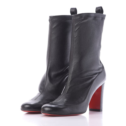 Christian Louboutin Nappa Stretch Gena 85 Bootie 36 Black 3 of 9