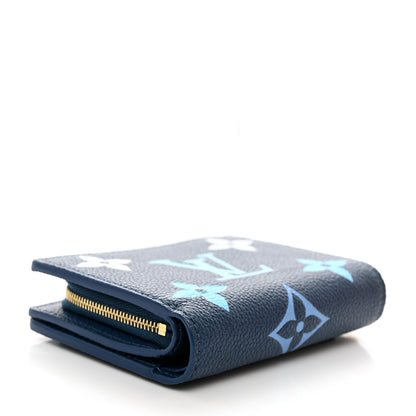 Louis Vuitton Empreinte Monogram Giant LV By The Pool Clea Wallet Gradient Blue 4 of 7