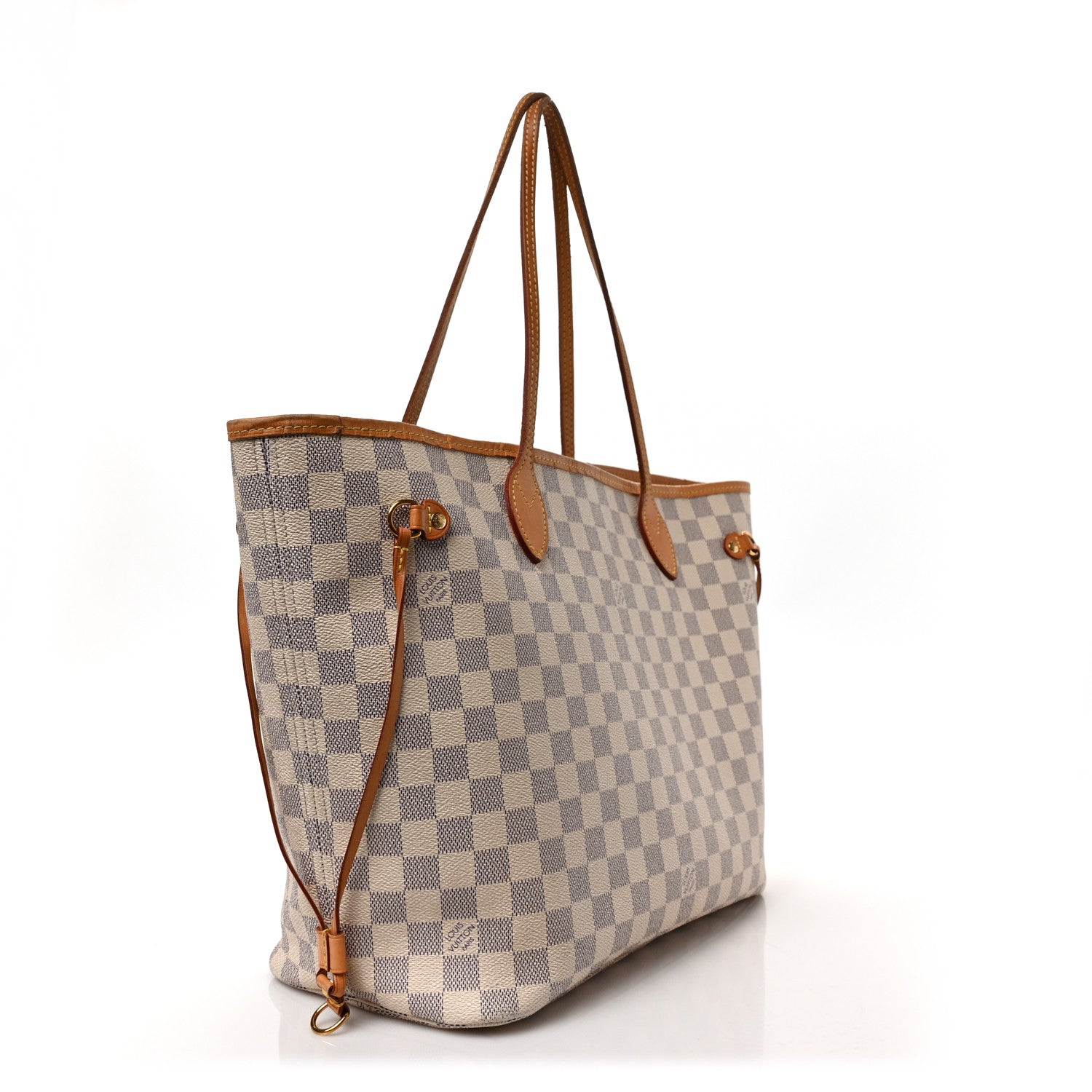 Louis Vuitton Damier Azur Neo Neverfull MM Rose Ballerine 3 of 8