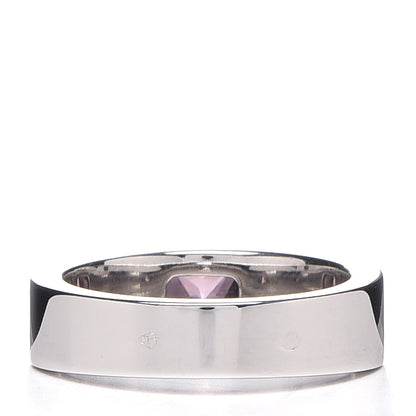 Cartier 18K White Gold Pink Tourmaline Tank Ring 48 4.5 4 of 5