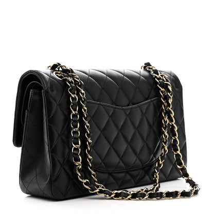 Chanel Lambskin Quilted Medium Hollywood Charms Double Flap Black 3 of 14