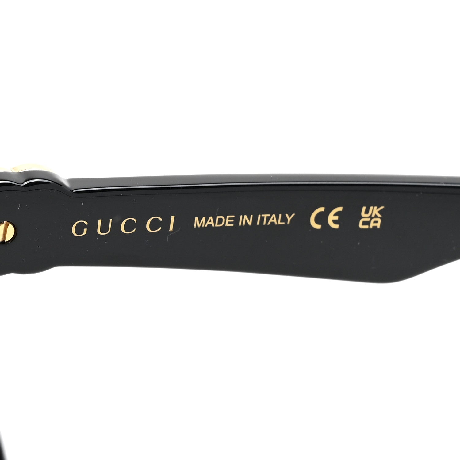Gucci Acetate Rectangle Frame Sunglasses GG1534S Black 6 of 8