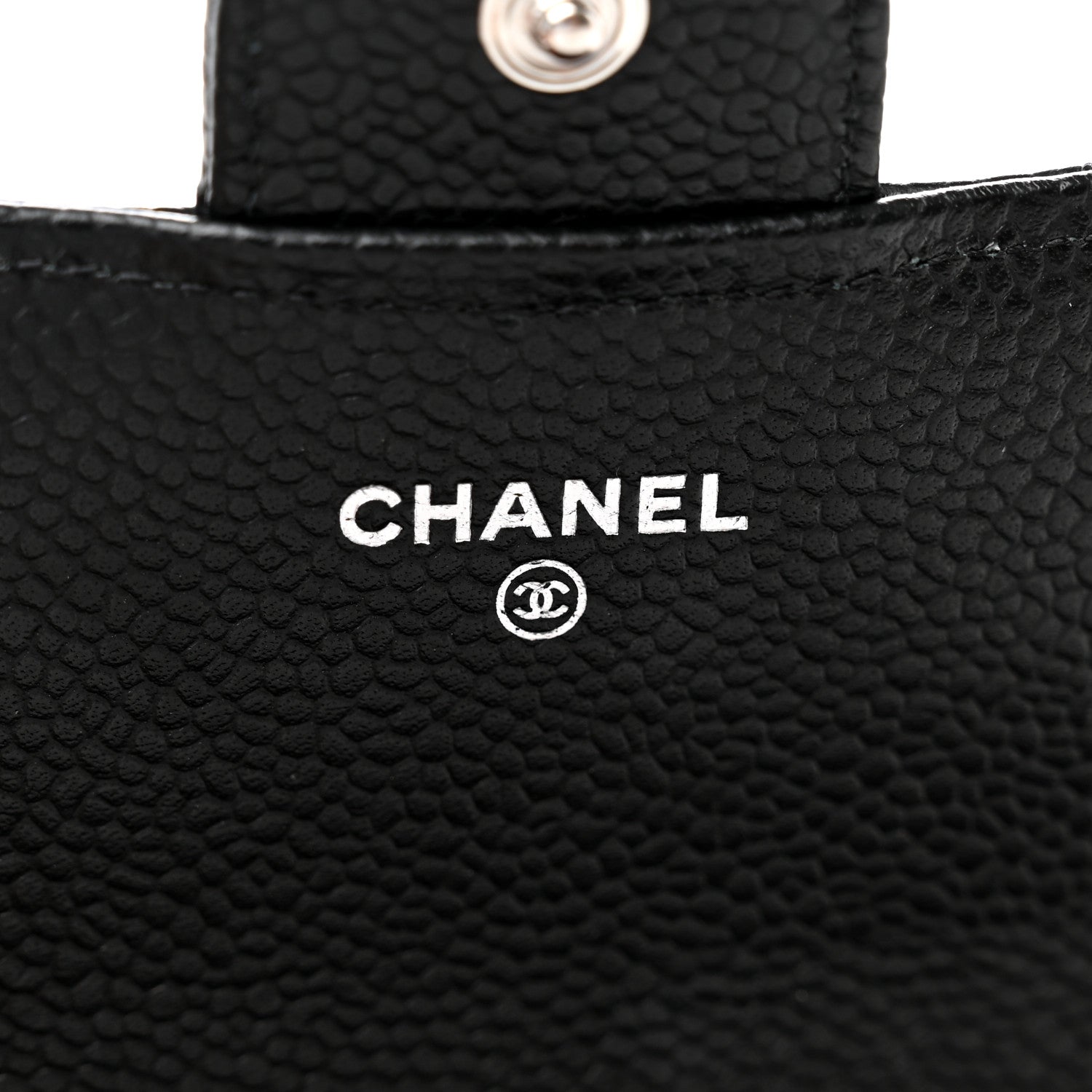 Chanel Caviar Quilted Large Gusset Flap Wallet Black 7 of 10