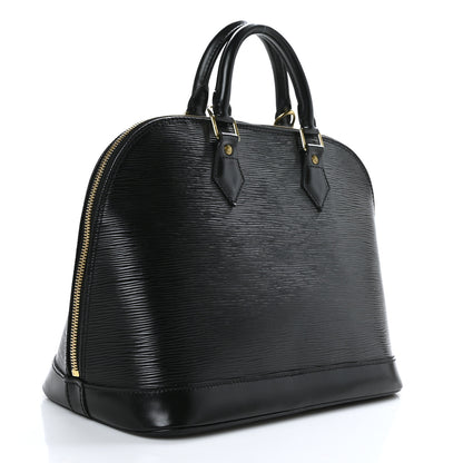 Louis Vuitton Epi Alma PM Black 3 of 9
