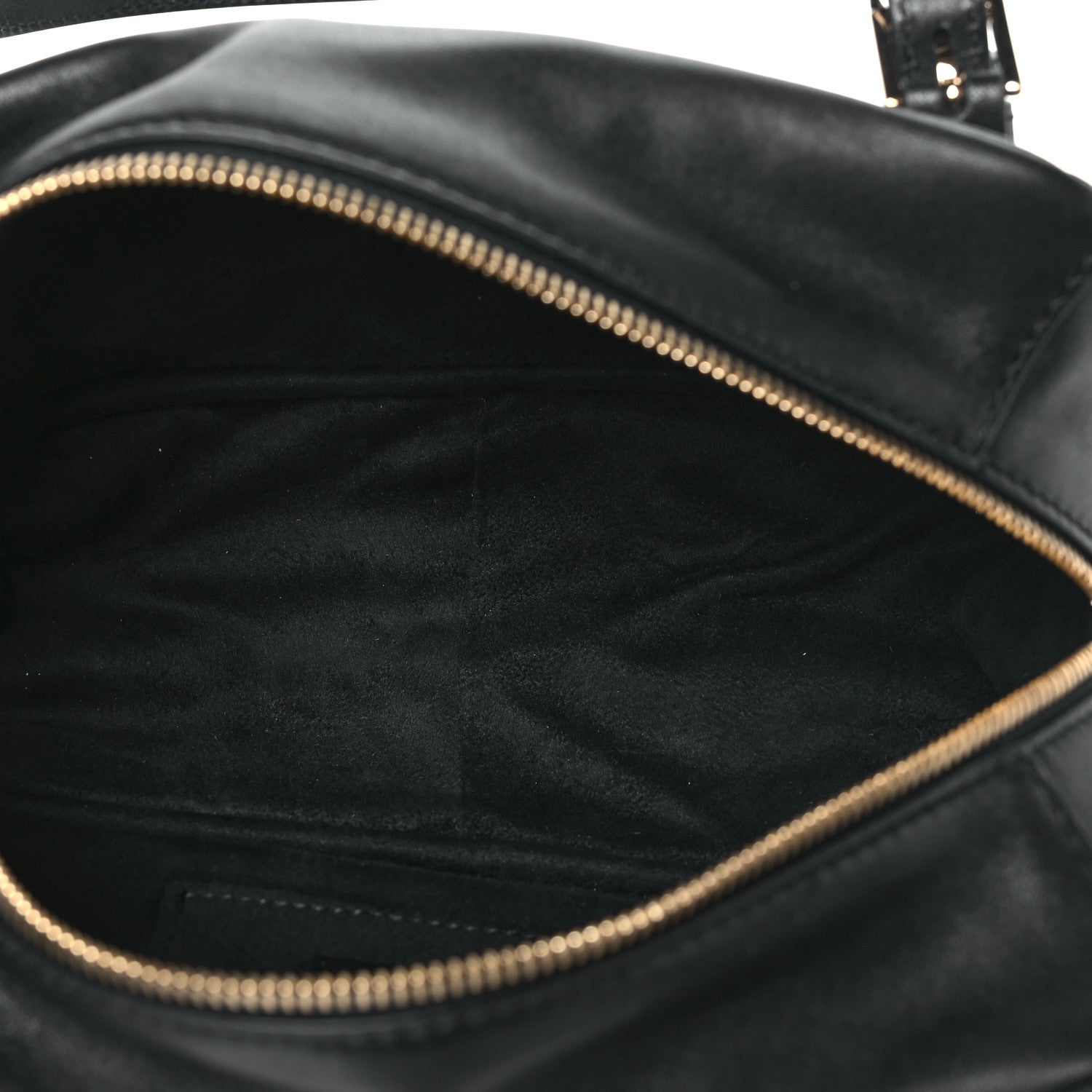 Versace Lambskin Bowling Bag Black 5 of 9
