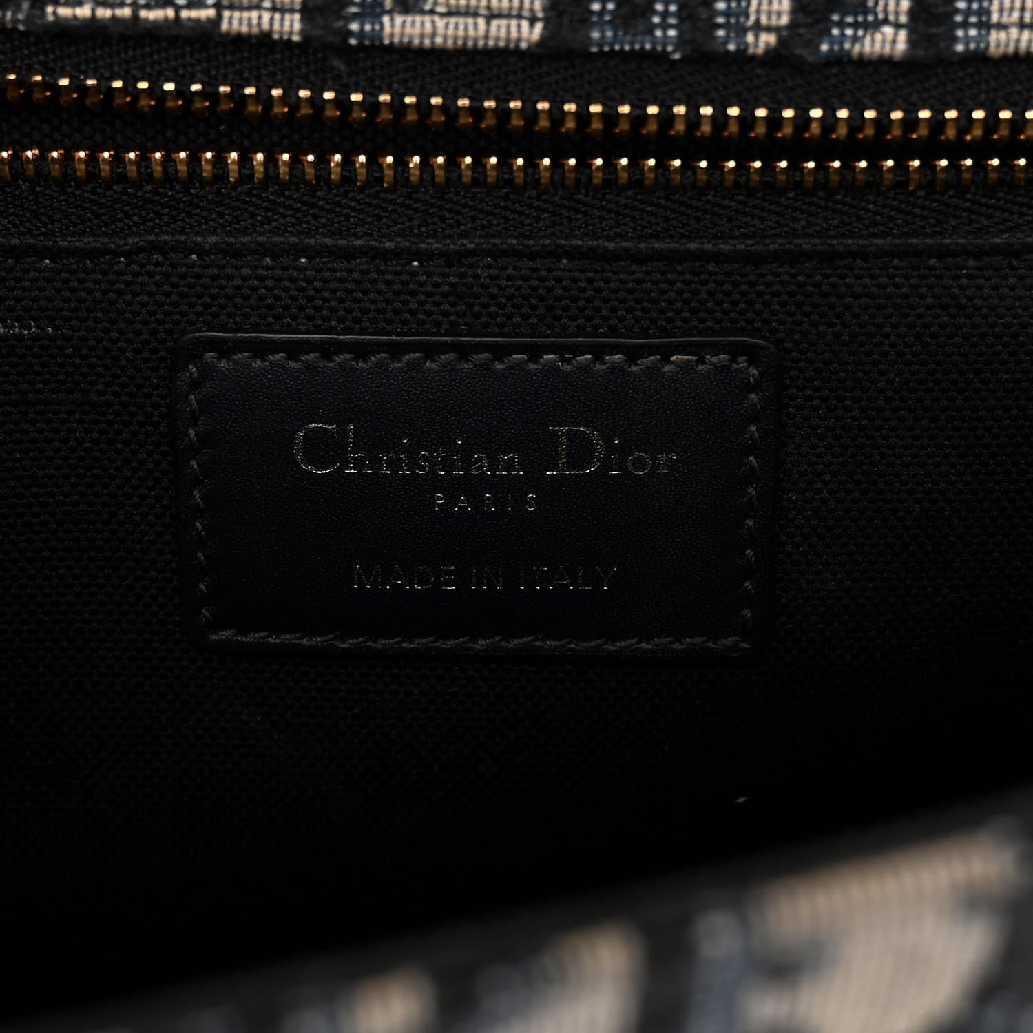 Christian Dior Oblique 30 Montaigne Flap Bag Blue 6 of 9
