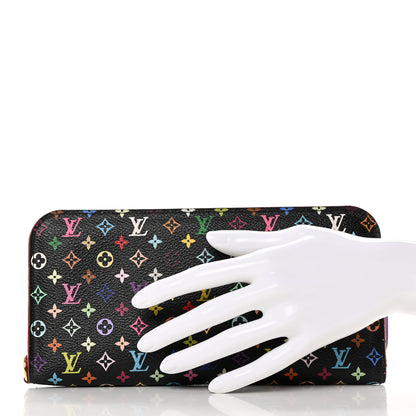 Louis Vuitton Monogram Multicolor Insolite Wallet Black Violet 2 of 26