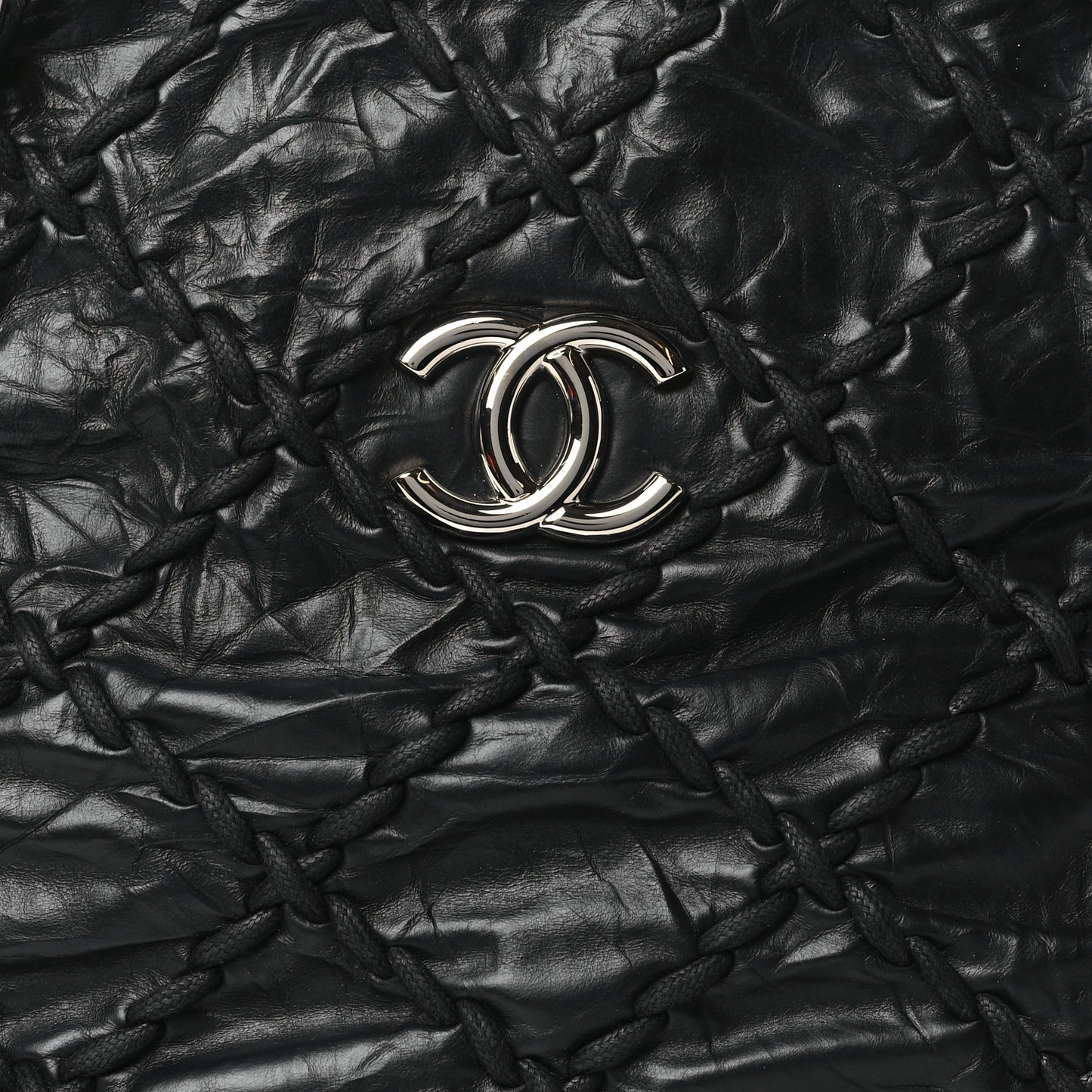 Calfskin Ultra Stitch Tote Black