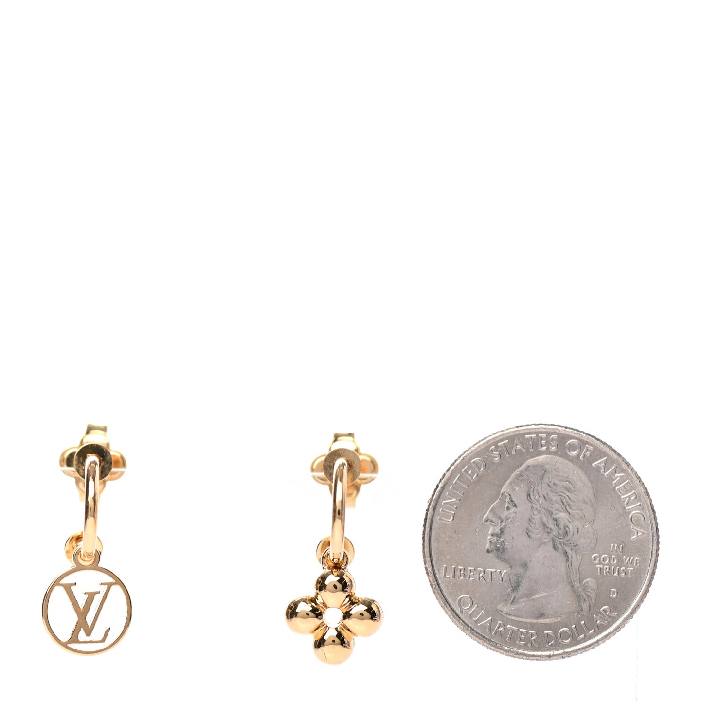 Brass Blooming Earrings Gold