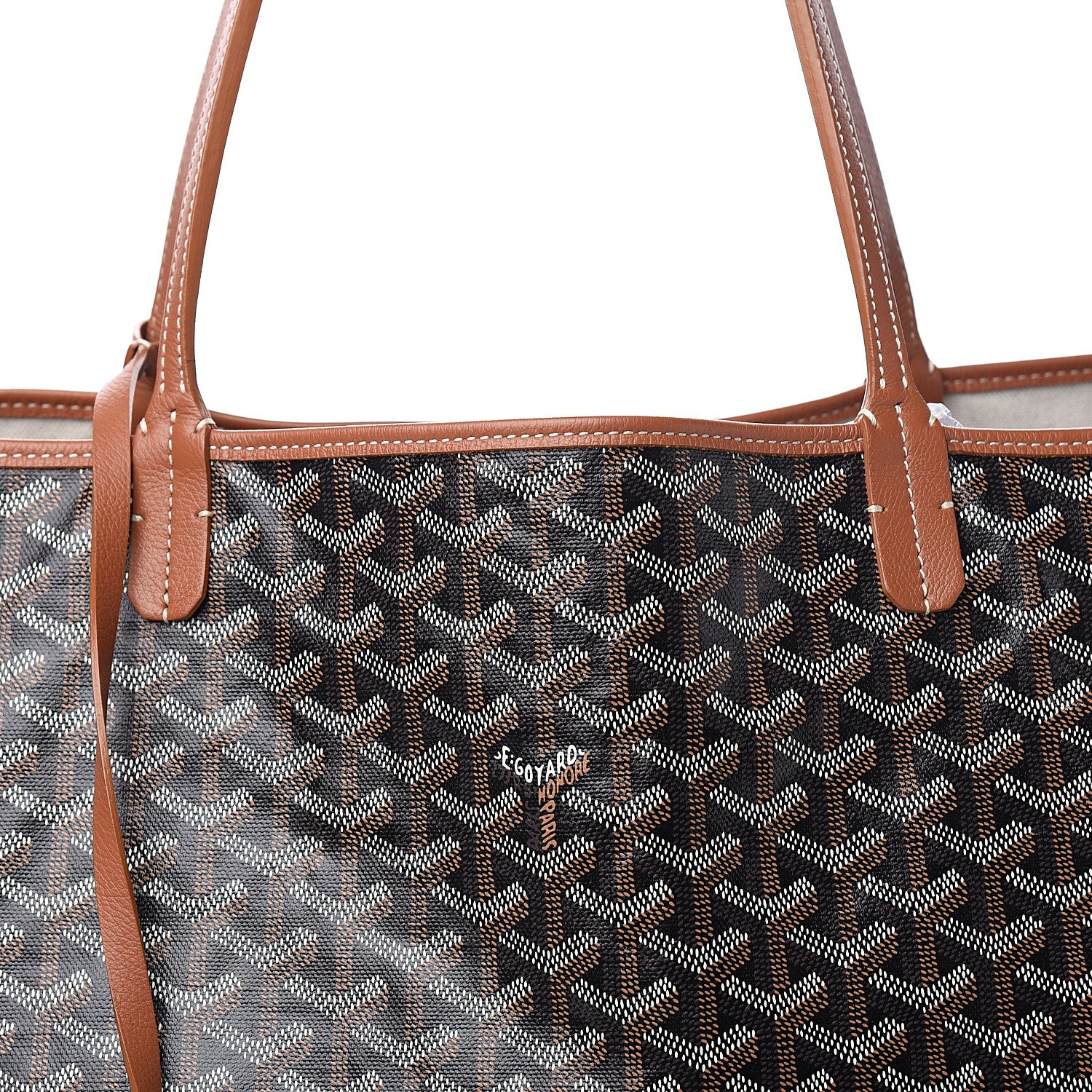 Goyard Goyardine Saint Louis GM Black Gold 11 of 11