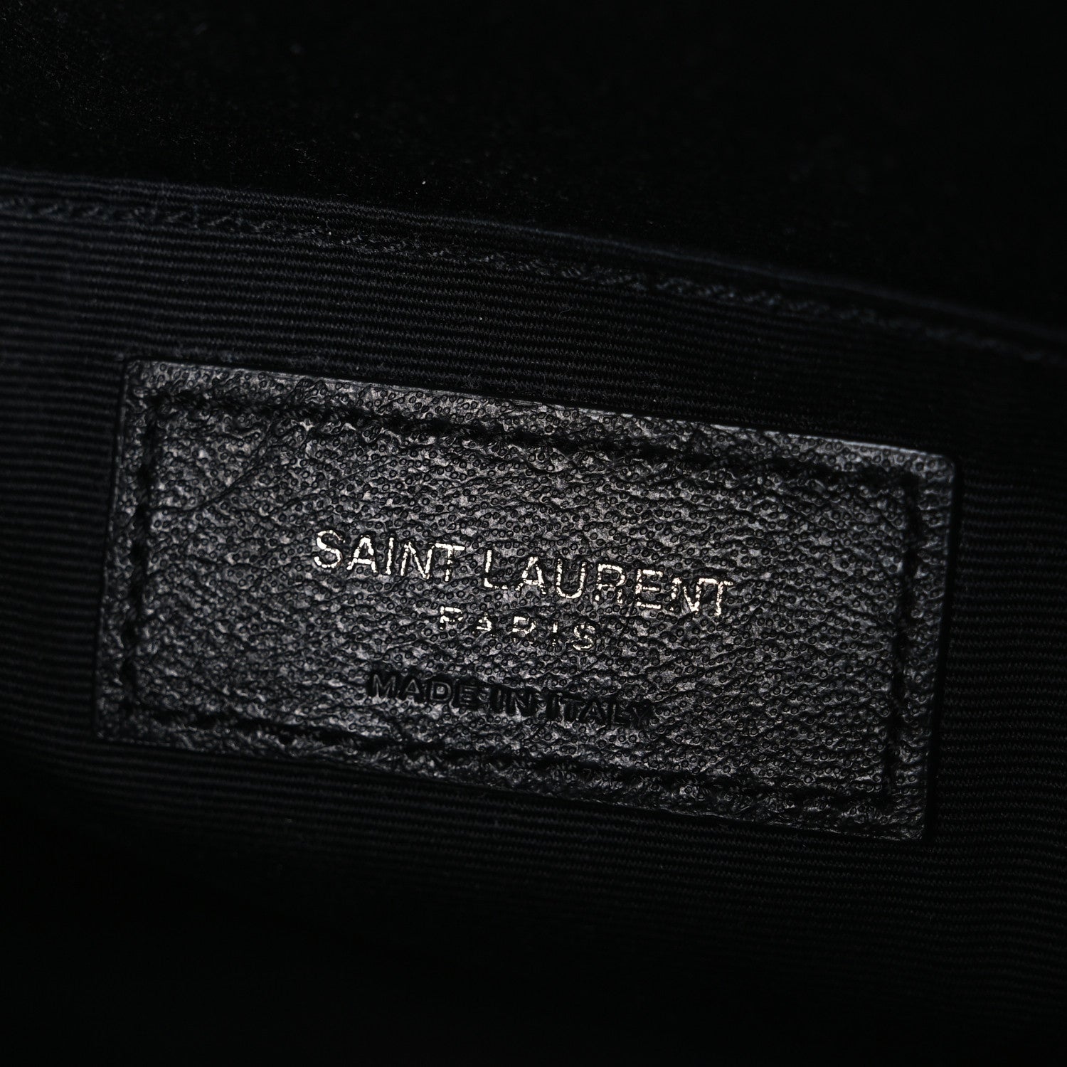Saint Laurent Calfskin Matelasse Monogram Lou Camera Bag Black 6 of 10