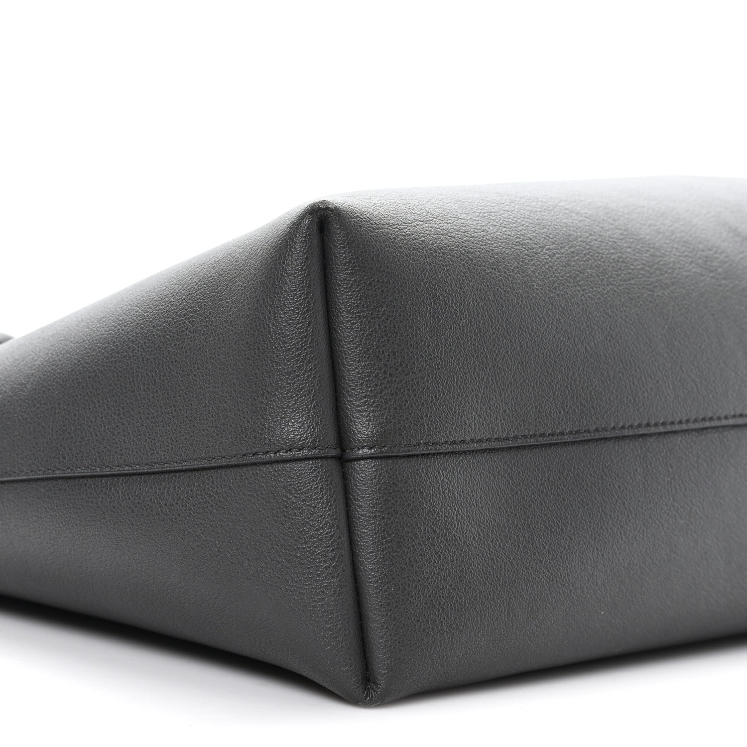 Saint Laurent Calfskin Large Shopping Tote Fog 10 of 12