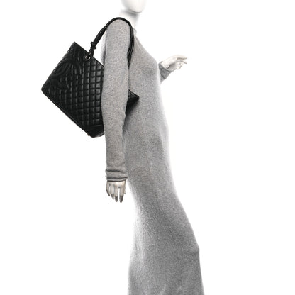 Chanel Calfskin Quilted Large Cambon Tote Black 2 of 10