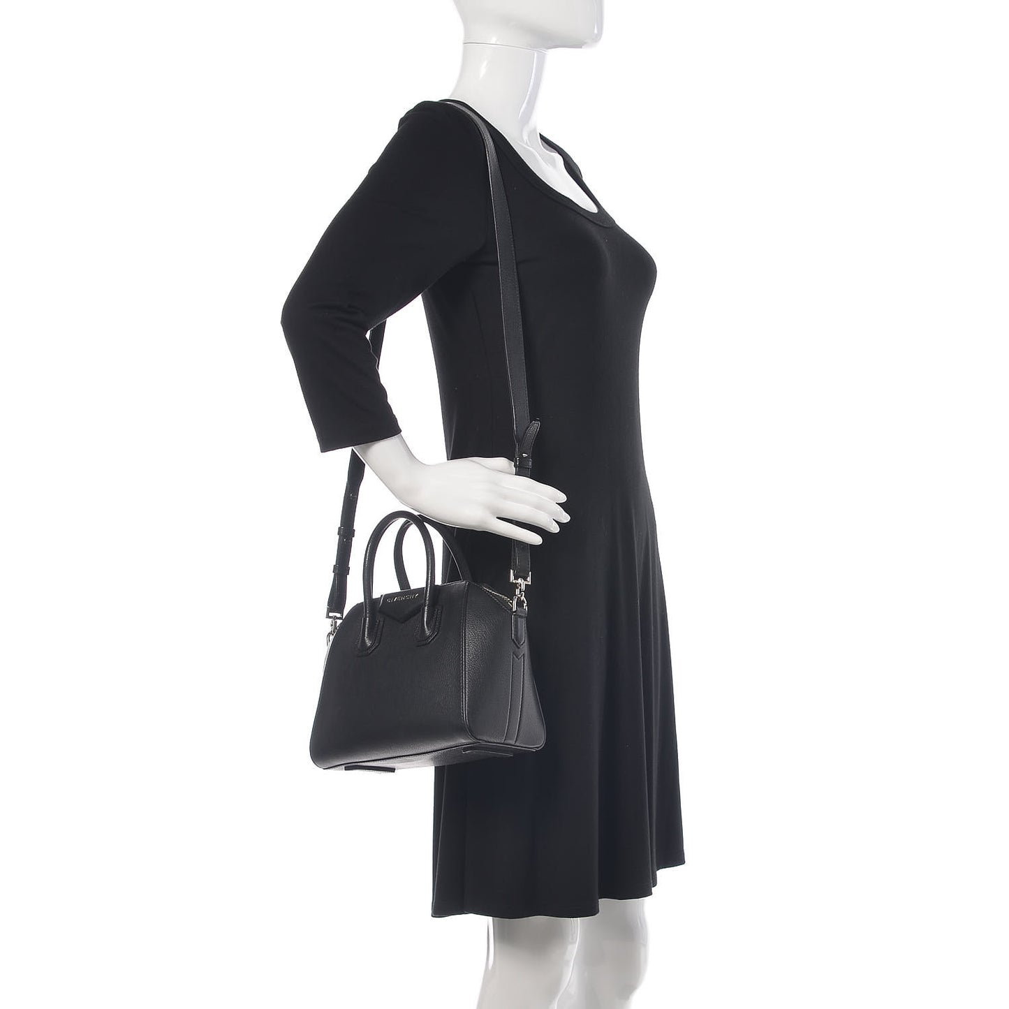 Sugar Goatskin Mini Antigona Black