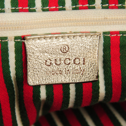 Gucci Monogram Medium Abbey Shoulder Bag Gold 5 of 7
