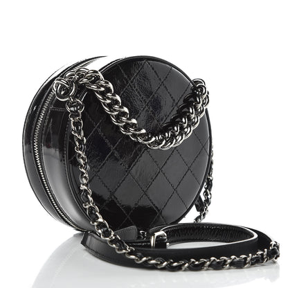 Chanel Patent Round As Earth Evening Bag Black 3 of 9