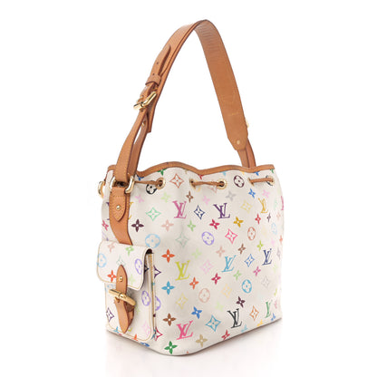 Louis Vuitton Monogram Multicolor Petit Noe White 3 of 10
