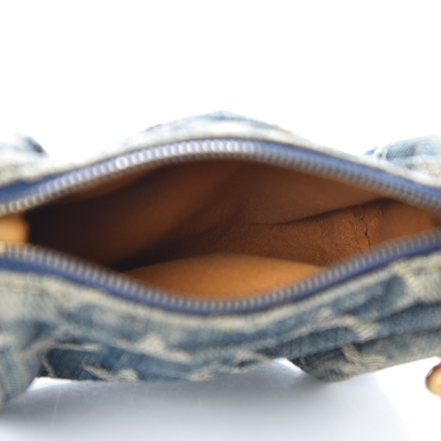 Monogram Denim Pochette Speedy PM Key Holder Blue