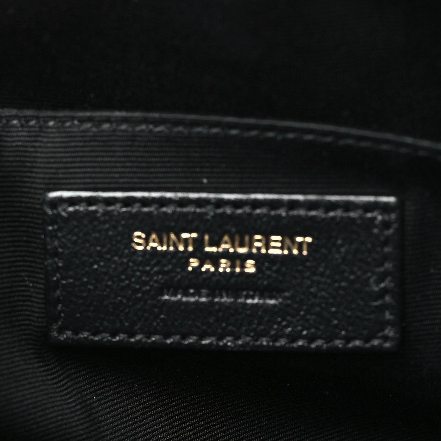 Saint Laurent Calfskin Matelasse Monogram Lou Camera Bag Black 6 of 9