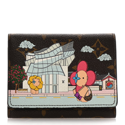 Louis Vuitton Monogram 2022 Christmas Animation Seoul Victorine Wallet Fuchsia 1 of 7
