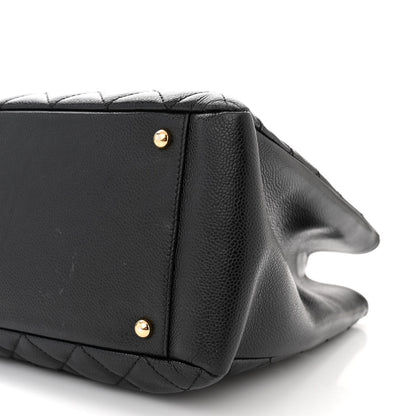 Chanel Caviar Quilted XL Grand Shopping Tote GST Black 10 of 11