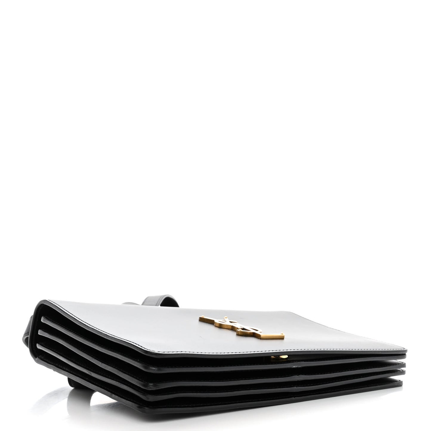 SAINT LAURENT Smooth Calfskin Shoulder Bag Black