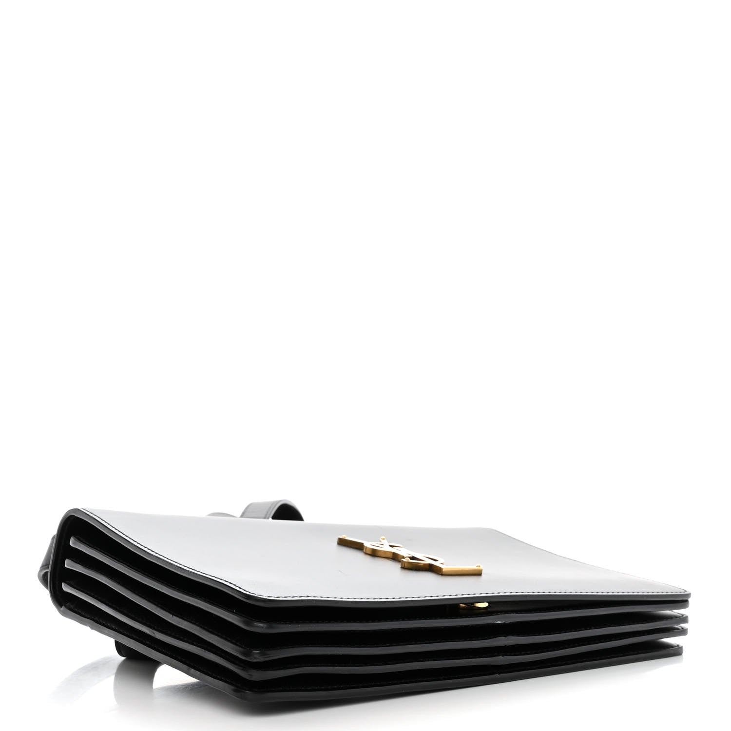 Saint Laurent SAINT LAURENT Smooth Calfskin Shoulder Bag Black 3 of 8