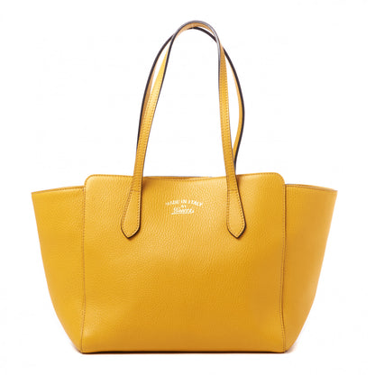 Gucci Dollar Calfskin Small Swing Tote Yellow 1 of 7