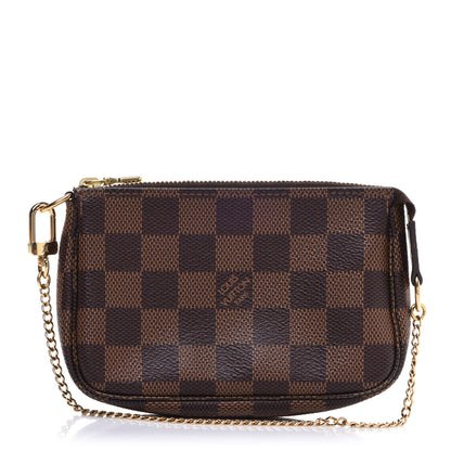 Louis Vuitton Damier Ebene Mini Pochette Accessories 1 of 8