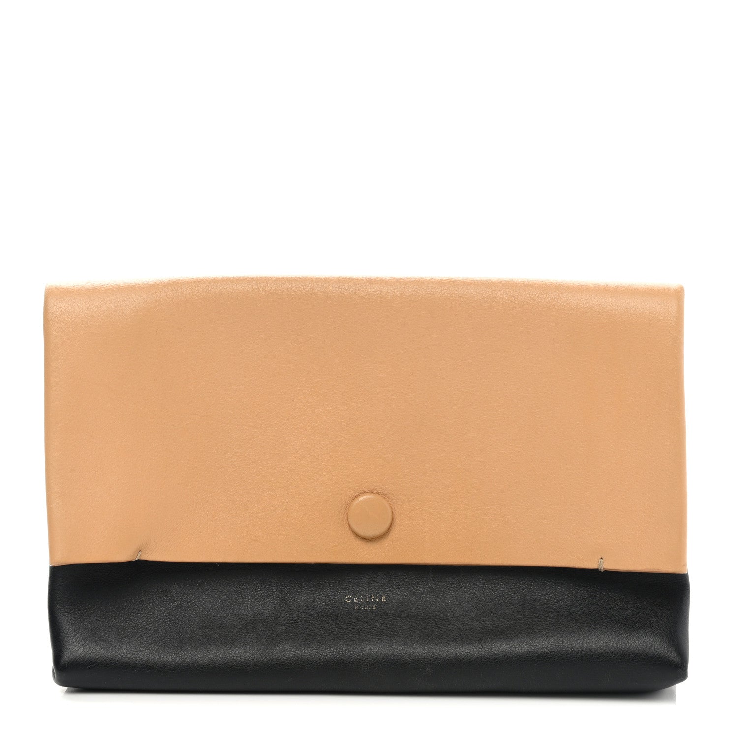 Celine Calfskin All Soft Pouch Tan 1 of 10