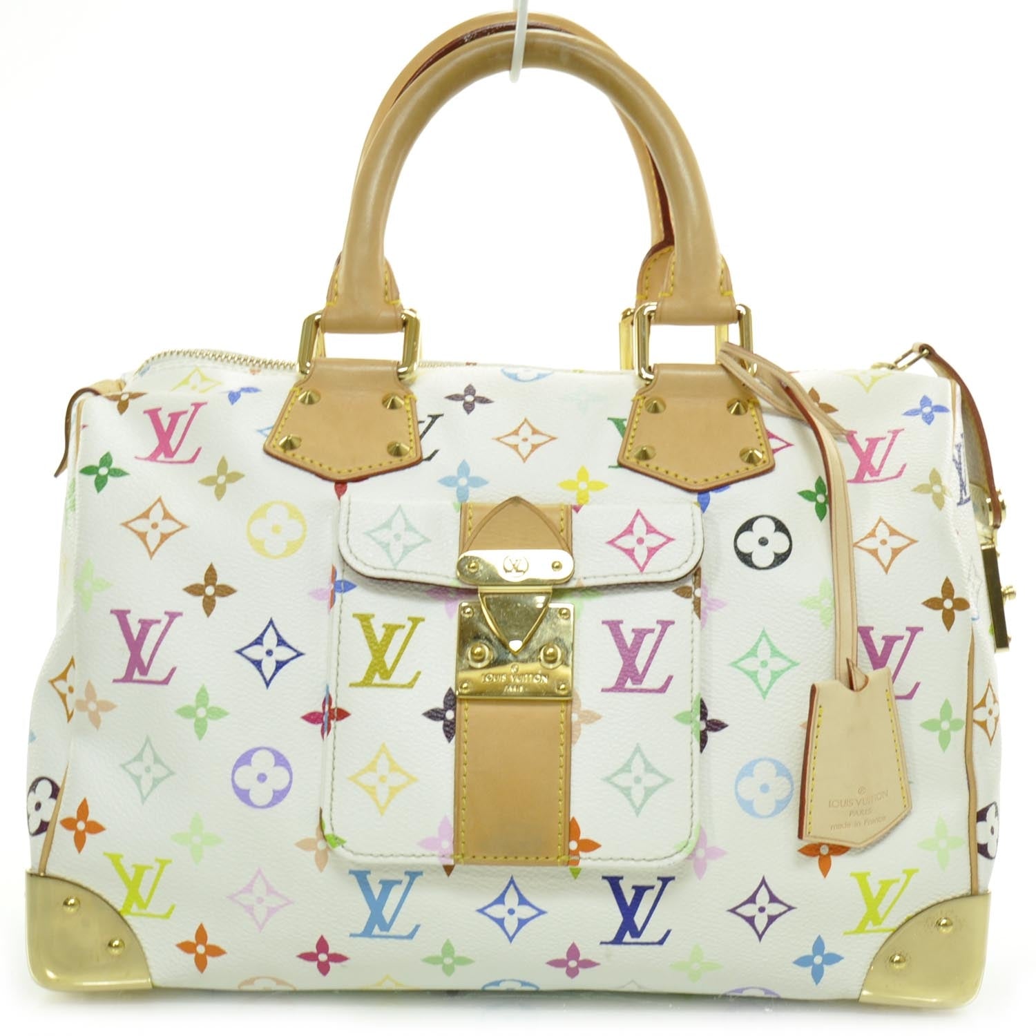Louis Vuitton Monogram Multicolor Speedy 30 White 1 of 12