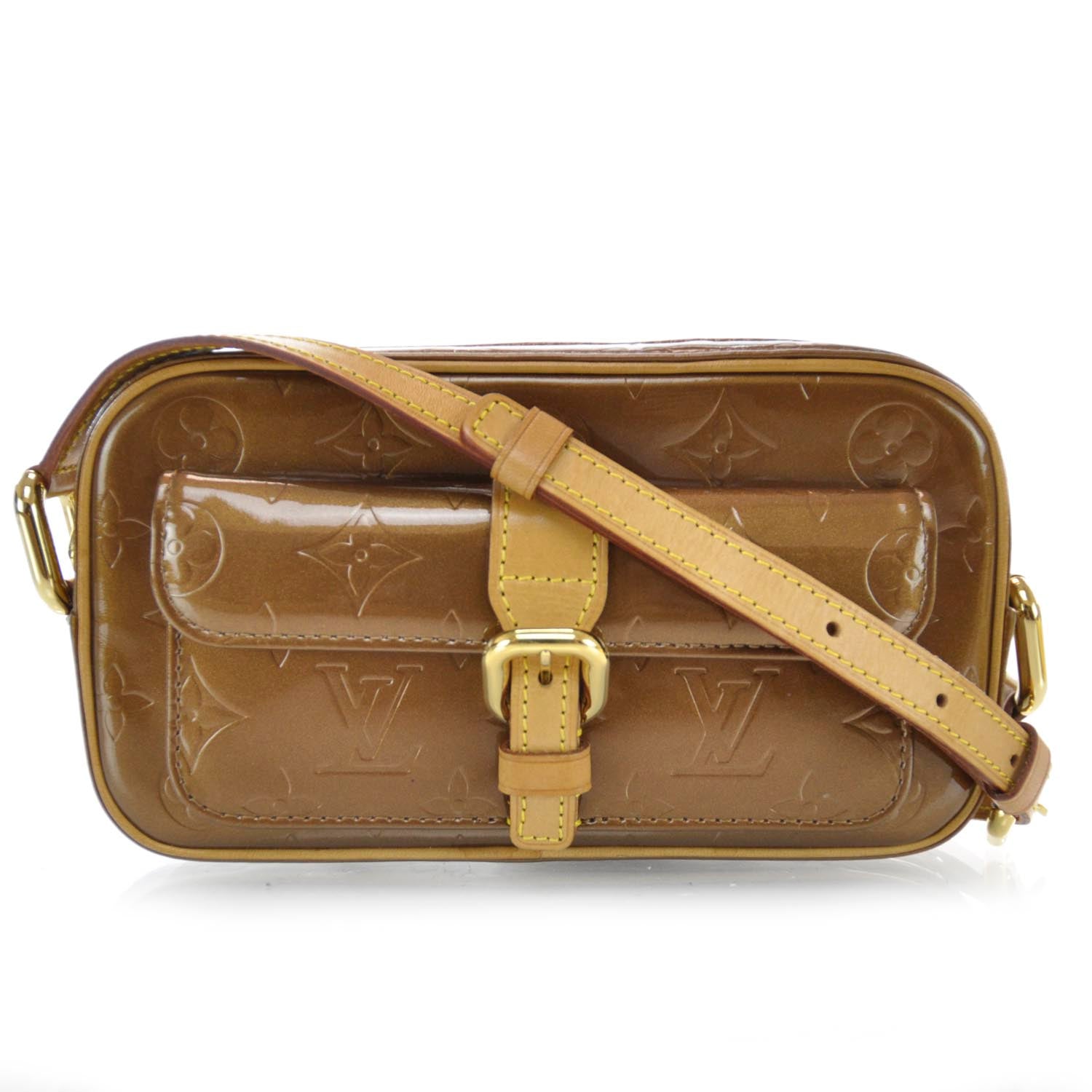 Louis Vuitton Vernis Christie MM Bronze 1 of 7