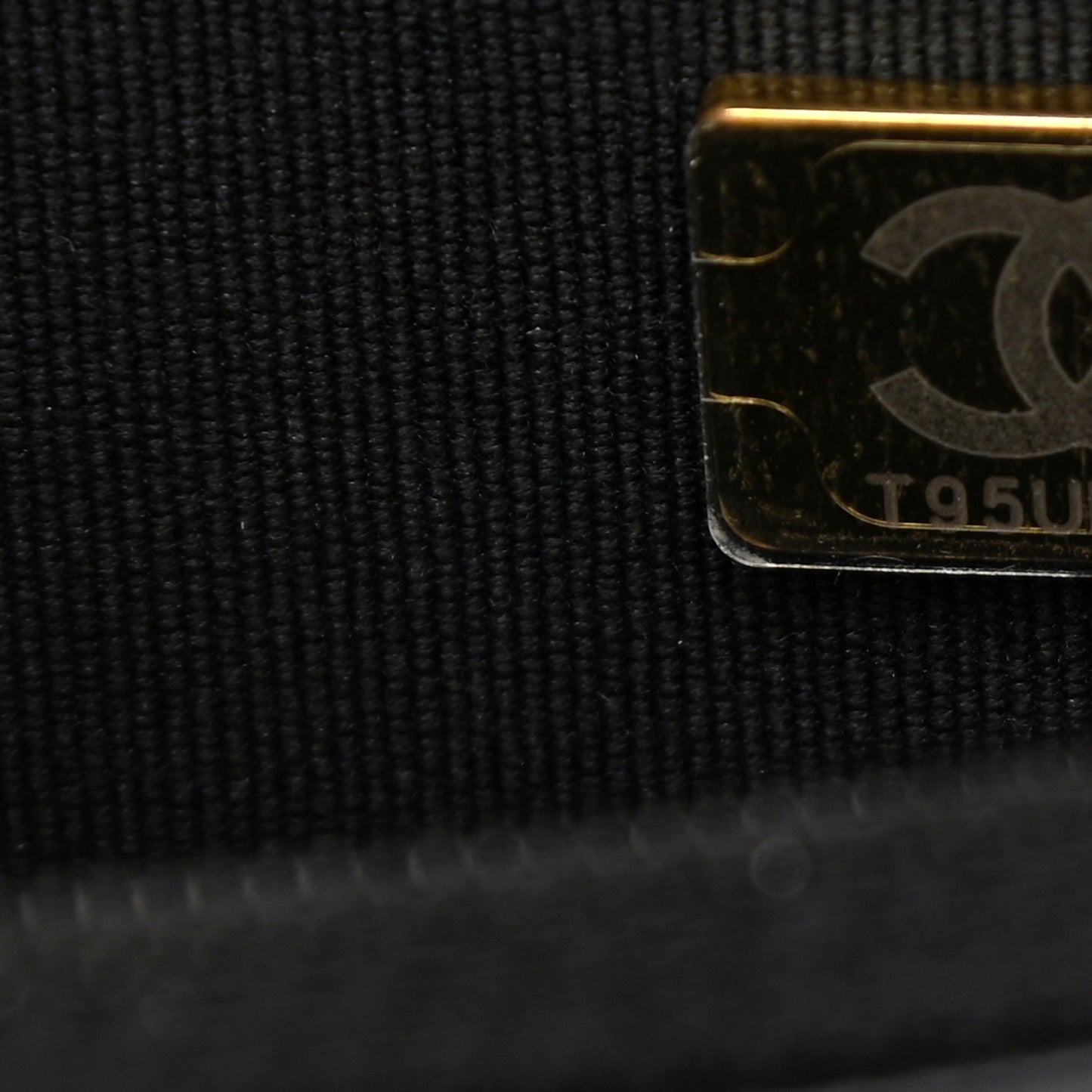 Lambskin Quilted Trendy CC Wallet On Chain WOC Black