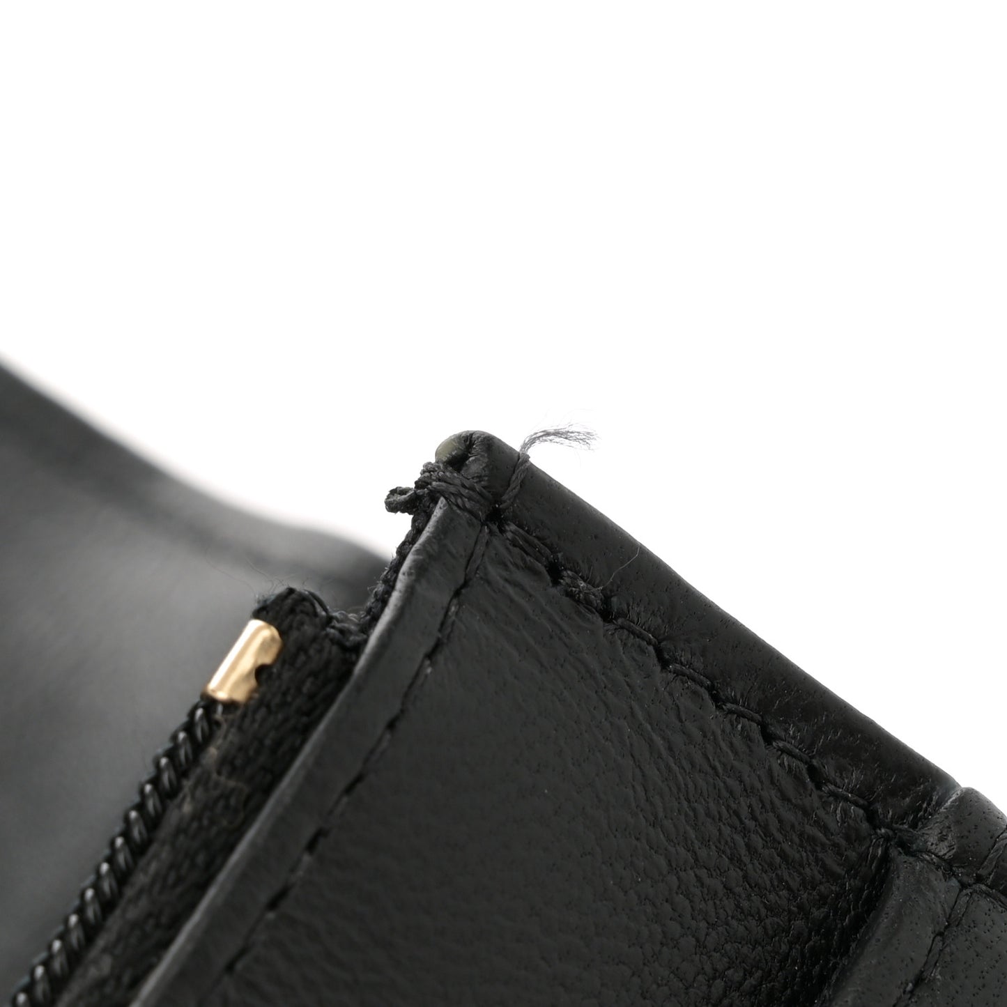 Lambskin Quilted Pick Me Up Wallet On Chain WOC Black