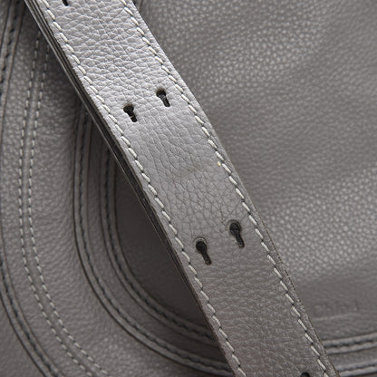 Chloe Calfskin Medium Marcie Round Crossbody Bag Cashmere Grey 9 of 10