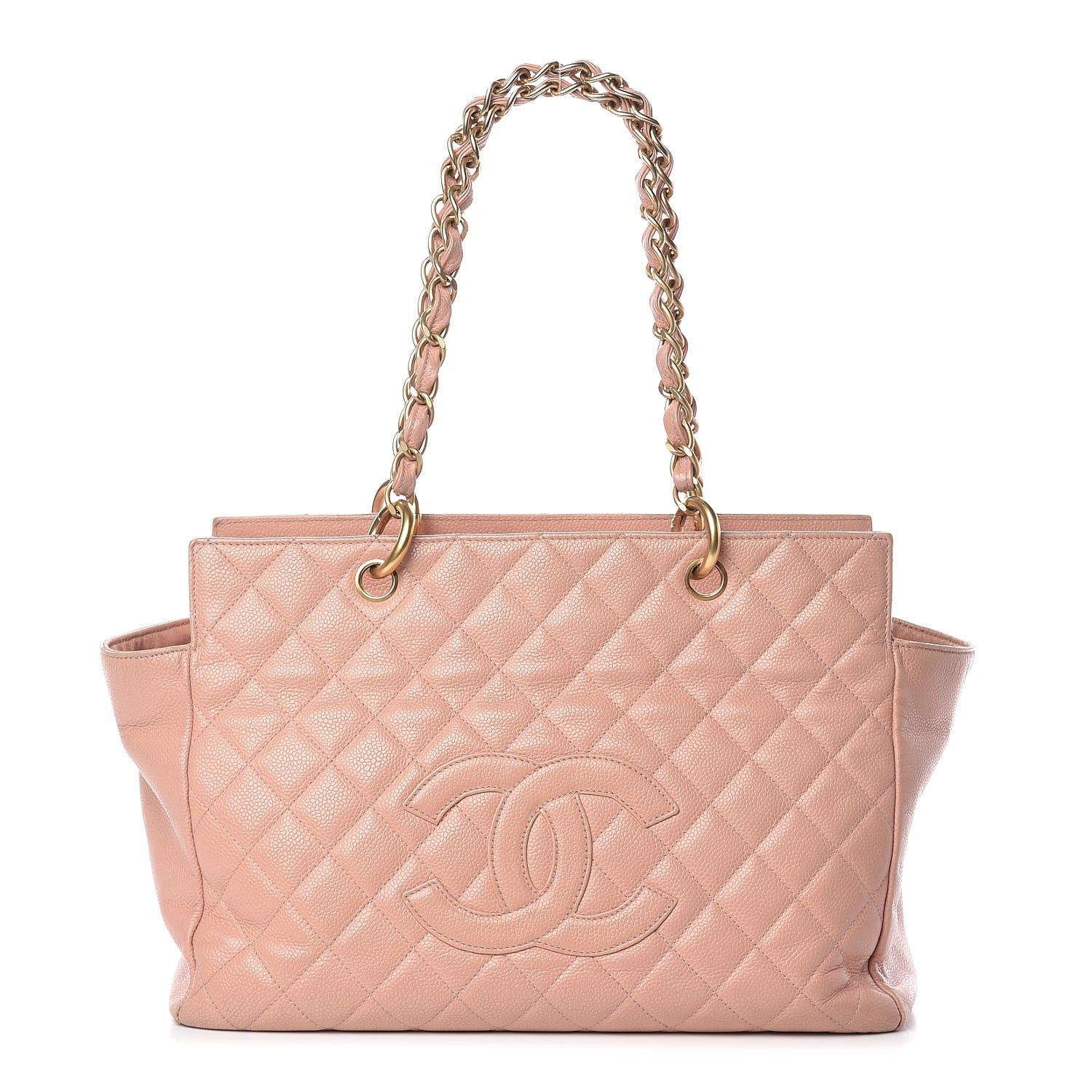 Chanel Caviar Quilted Grand Timeless Tote GTT Pink 1 of 27