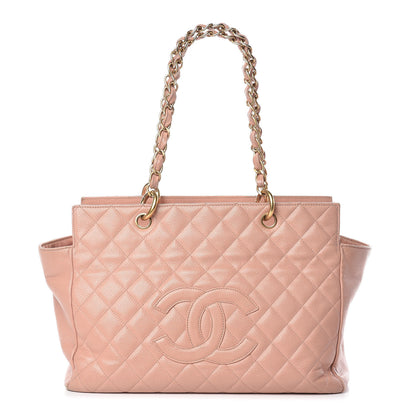 Chanel Caviar Quilted Grand Timeless Tote GTT Pink 1 of 27