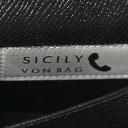 Dolce & Gabbana Dauphine Leopard Print Mini Miss Sicily Chain Phone Case Wallet Brown Black 6 of 9