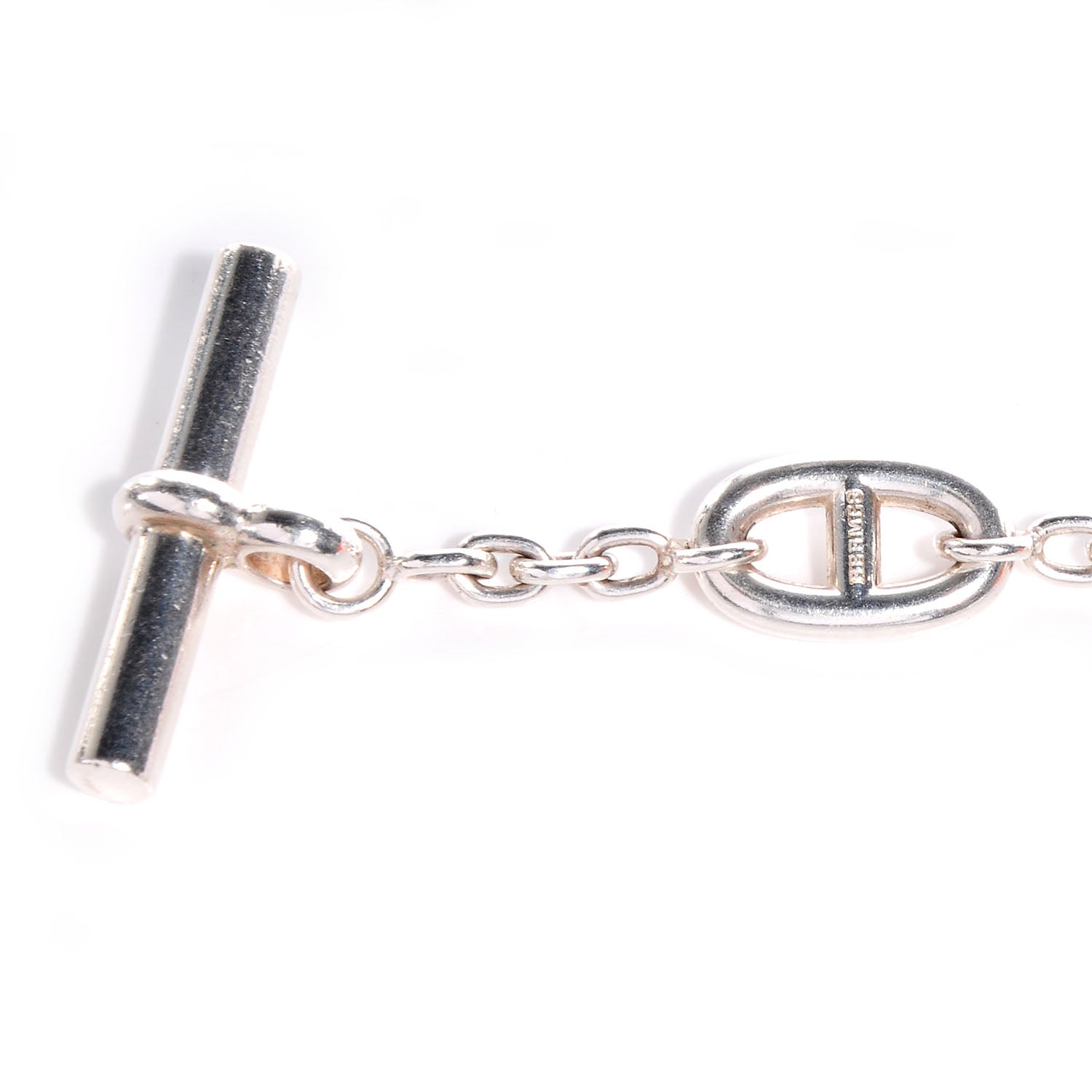 Hermes Sterling Silver Farandole Necklace 120 4 of 6