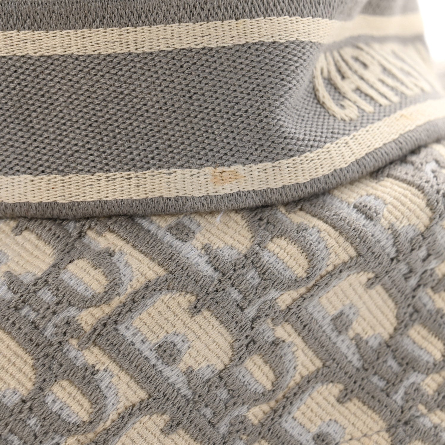 Christian Dior Oblique Bucket Hat 57 Grey 9 of 9