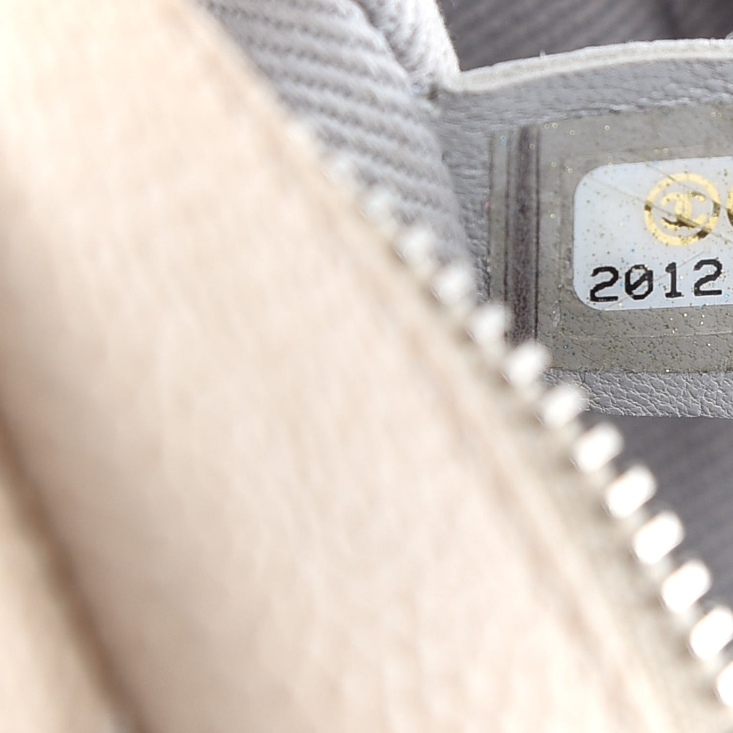 Caviar Quilted Jumbo Easy Flap Beige